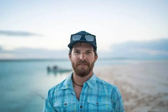 Kyle Schaefer on a Bahamas flat